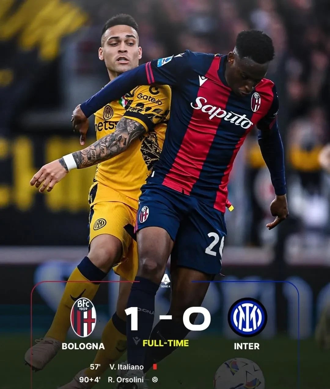 博洛尼亚主场不敌对手,遭遇失利 博洛尼亚主场不敌对手,遭遇失利